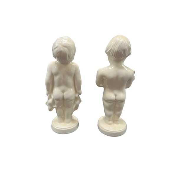 Forest Lawn Memorial Park Cemetery Sculpture Miniatures Set of 2 - Picture 3 of 7